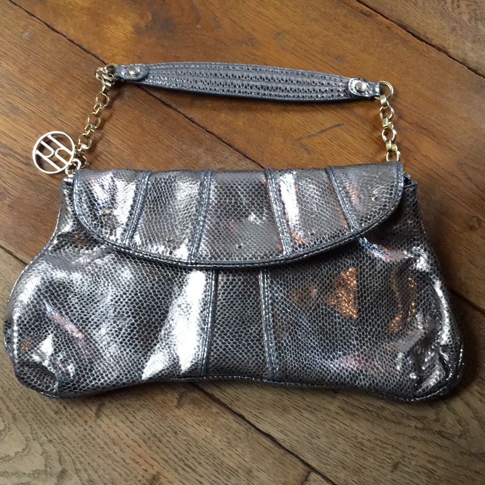 Hayden Harnett faux snakeskin purse